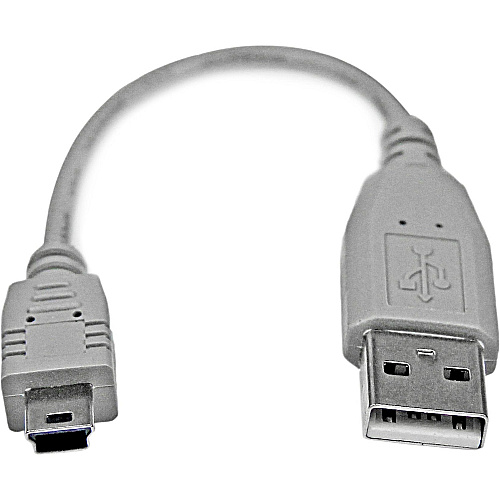 StarTech 6in Mini USB 2.0 Cable - A to Mini B (USB2HABM6IN)