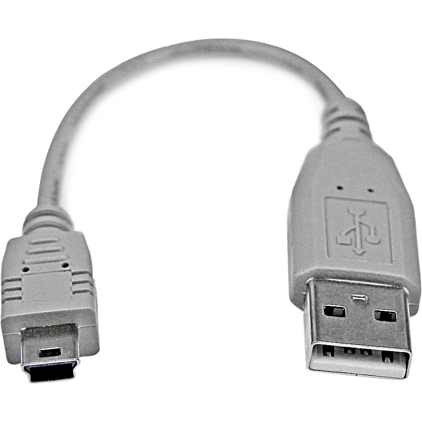 StarTech 6in Mini USB 2.0 Cable - A to Mini B (USB2HABM6IN)