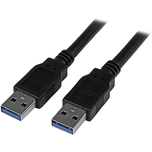 StarTech 6 ft Black SuperSpeed USB 3.0 Cable A to A - M/M (USB3SAA6BK)