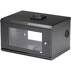 StarTech 6U 19" Wallmount Server Rack Cabinet Acrylic Door (RK619WALL)