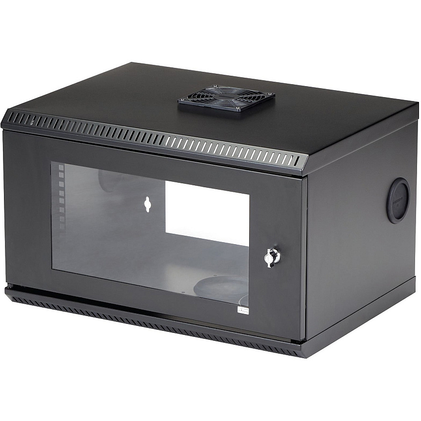 StarTech 6U 19" Wallmount Server Rack Cabinet Acrylic Door (RK619WALL)