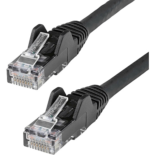 StarTech 35ft CAT6 Ethernet Cable - Black Snagless Gigabit - 100W PoE UTP 650MHz Category 6 Patch Cord UL Certified Wiring/TIA (N6PATCH35BK)