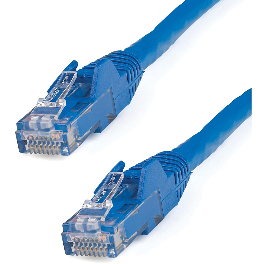 StarTech 35ft CAT6 Ethernet Cable - Blue Snagless Gigabit - 100W PoE UTP 650MHz Category 6 Patch Cord UL Certified Wiring/TIA (N6PATCH35BL)
