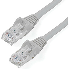 StarTech 35ft CAT6 Ethernet Cable - Gray Snagless Gigabit - 100W PoE UTP 650MHz Category 6 Patch Cord UL Certified Wiring/TIA (N6PATCH35GR)