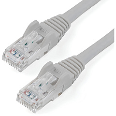 StarTech 75ft CAT6 Ethernet Cable - Gray Snagless Gigabit - 100W PoE UTP 650MHz Category 6 Patch Cord UL Certified Wiring/TIA (N6PATCH75GR) StarTech 75ft CAT6 Ethernet Cable - Gray Snagless Gigabit - 100W PoE UTP 650MHz Category 6 Patch Cord UL Certified Wiring/TIA (N6PATCH75GR)