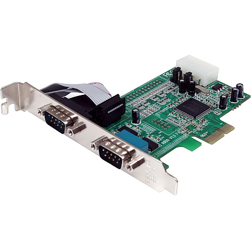StarTech 2 Port PCIe Serial Adapter Card with 16550 (PEX2S553)