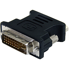 StarTech DVI to VGA Cable Adapter - Black - M/F (DVIVGAMFBK) StarTech DVI to VGA Cable Adapter - Black - M/F (DVIVGAMFBK)