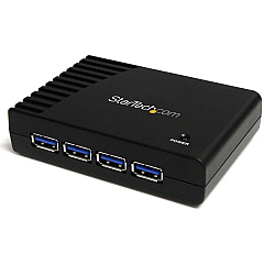 StarTech 4 Port Black SuperSpeed USB 3.0 Hub (ST4300USB3) StarTech 4 Port Black SuperSpeed USB 3.0 Hub (ST4300USB3)