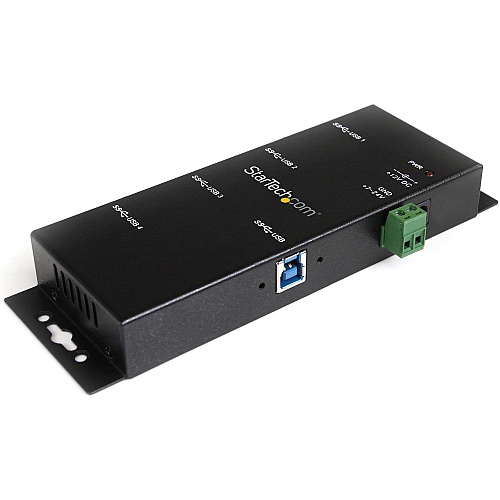 StarTech 4 Port Industrial USB 3.0 Hub - Mountable - Rugged USB Hub (ST4300USBM)