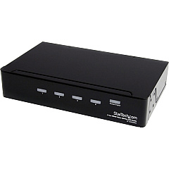 StarTech HDMI Splitter 1 In 4 Out - 1080p - 4 Port -Mounting Brackets - 1.3 Audio - HDMI Multi Port - HDMI Audio Splitter (ST124HDMI2)
