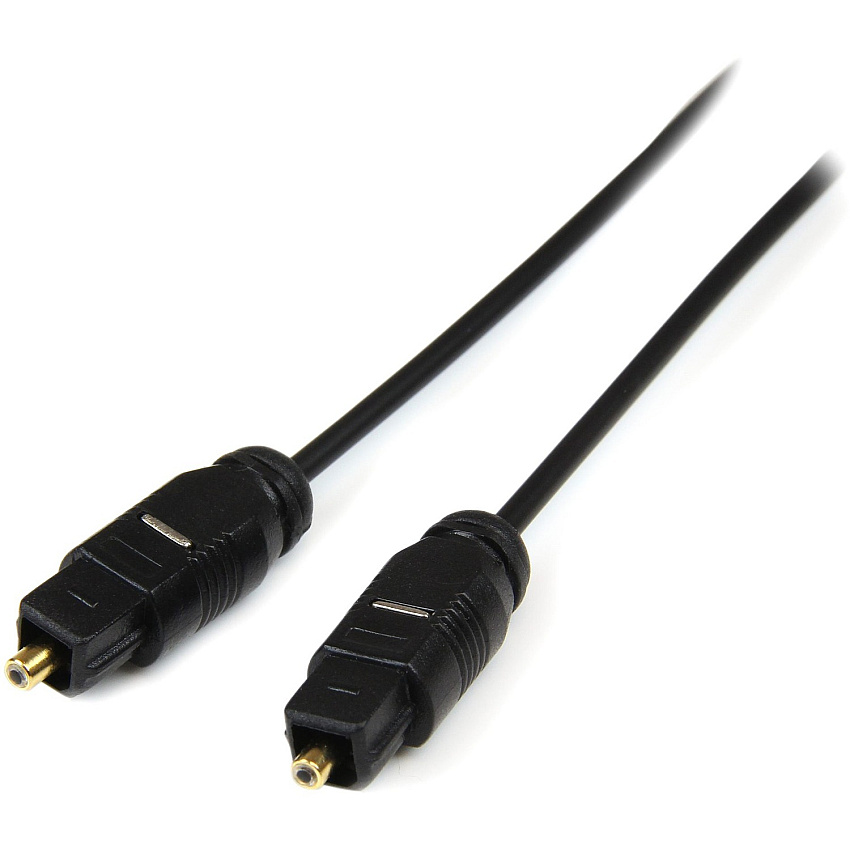 StarTech Digital SPDIF audio cable (optical) - TOSLINK (M) - TOSLINK (M) - fiber optic - 10 ft (THINTOS10)
