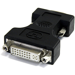 StarTech DVI to VGA Cable Adapter - Black - F/M (DVIVGAFMBK) StarTech DVI to VGA Cable Adapter - Black - F/M (DVIVGAFMBK)