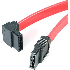 StarTech 12in SATA to Left Angle SATA Serial ATA Cable (SATA12LA1)