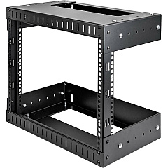StarTech 8U 19" Wall Mount Network Rack - Adjustable Depth 12-20" Open Frame for Server Room /AV/Data/Computer Equipment w/Cage Nuts (RK812WALLOA) StarTech 8U 19" Wall Mount Network Rack - Adjustable Depth 12-20" Open Frame for Server Room /AV/Data/Computer Equipment w/Cage Nuts (RK812WALLOA)