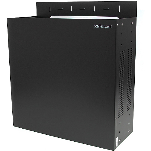 StarTech Wallmount Server Rack - Low-Profile Cabinet for Servers with Vertical Mounting - 4U (RK419WALVO)