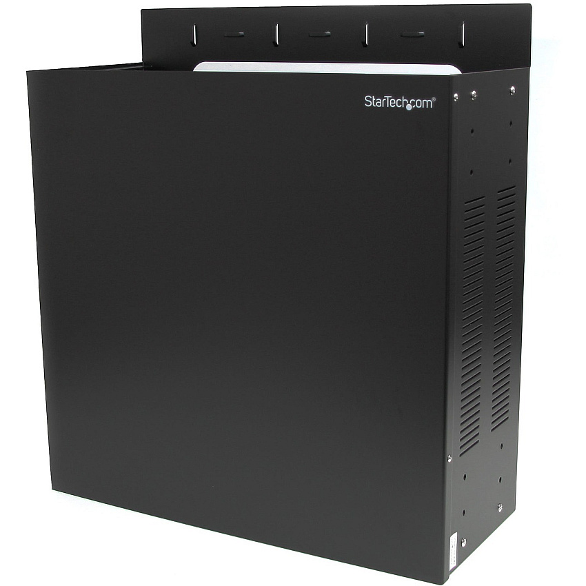 StarTech Wallmount Server Rack - Low-Profile Cabinet for Servers with Vertical Mounting - 4U (RK419WALVO)