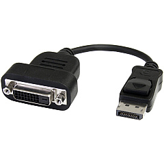 StarTech DisplayPort to DVI Adapter, Active DisplayPort to DVI-D Adapter Converter 1080p, DP 1.2 to DVI Adapter, Latching DP Connector (DP2DVIS) StarTech DisplayPort to DVI Adapter, Active DisplayPort to DVI-D Adapter Converter 1080p, DP 1.2 to DVI Adapter, Latching DP Connector (DP2DVIS)