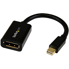 StarTech Mini DisplayPort to DisplayPort Adapter, 4K x 2K Video, Ultra HD Mini DP to DP Converter, mDP to DP 1.2 Adapter, Male/Female (MDP2DPMF6IN) StarTech Mini DisplayPort to DisplayPort Adapter, 4K x 2K Video, Ultra HD Mini DP to DP Converter, mDP to DP 1.2 Adapter, Male/Female (MDP2DPMF6IN)