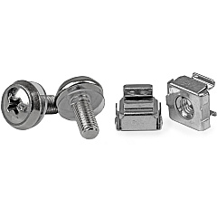 StarTech 50 Pkg M5 Mounting Screws and Cage Nuts for Server Rack Cabinet (CABSCREWM5) StarTech 50 Pkg M5 Mounting Screws and Cage Nuts for Server Rack Cabinet (CABSCREWM5)