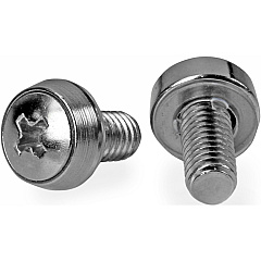 StarTech 50 Pkg M6 Mounting Screws for Server Rack Cabinet (CABSCREWSM6) StarTech 50 Pkg M6 Mounting Screws for Server Rack Cabinet (CABSCREWSM6)