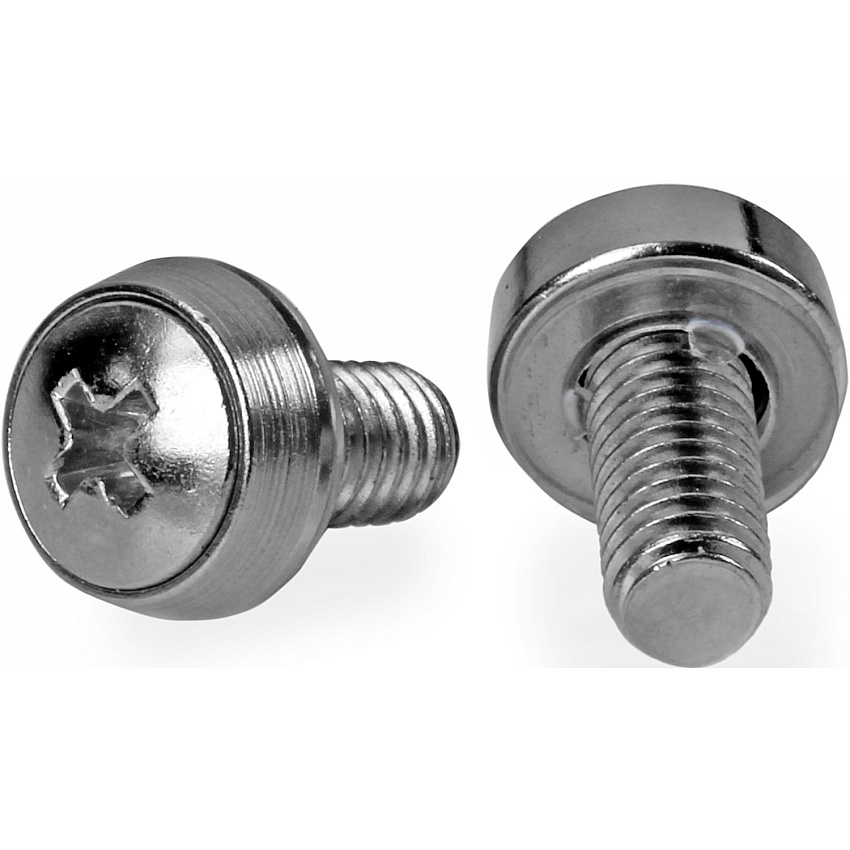 StarTech 50 Pkg M6 Mounting Screws for Server Rack Cabinet (CABSCREWSM6)