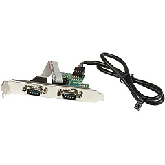 StarTech 24in Internal USB Motherboard Header to 2 Port Serial RS232 Adapter (ICUSB232INT2)