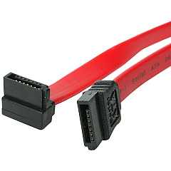 StarTech 12in SATA to Right Angle SATA Serial ATA Cable (SATA12RA1)