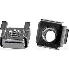 StarTech 50 Pkg M6 Cage Nuts for Server Rack Cabinet (CABCAGENUTS6) StarTech 50 Pkg M6 Cage Nuts for Server Rack Cabinet (CABCAGENUTS6)