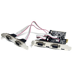 StarTech 4 Port PCIe Serial Adapter Card with 16550 (PEX4S553) StarTech 4 Port PCIe Serial Adapter Card with 16550 (PEX4S553)