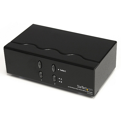 StarTech 2x2 VGA Matrix Video Switch Splitter with Audio (ST222MXA)
