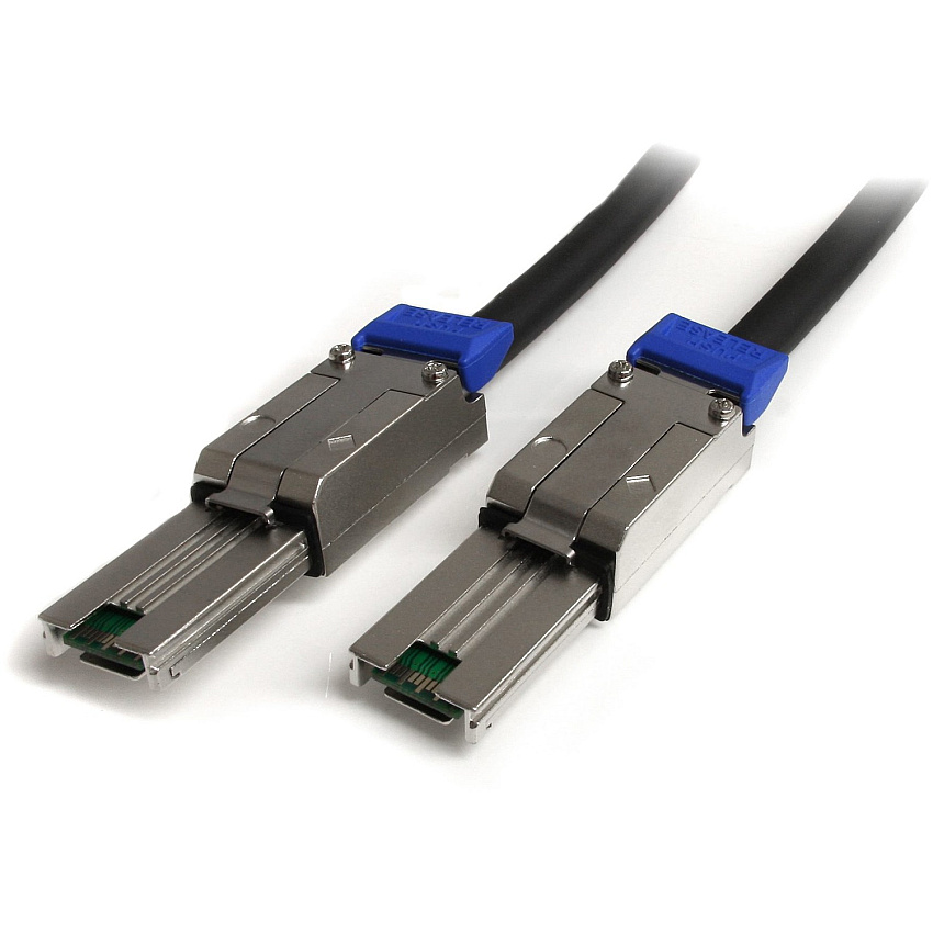 StarTech 2m External Mini SAS Cable - Serial Attached SCSI SFF-8088 to SFF-8088 (ISAS88882)