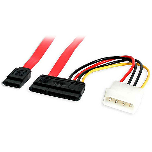 StarTech 18in SATA Serial ATA Data and Power Combo Cable (SATA18POW)