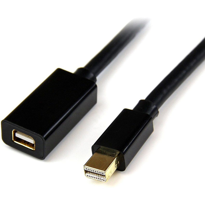 StarTech 3ft (1m) Mini DisplayPort Extension Cable, 4K x 2K Video, Mini DP Male to Female Extension Cord, mDP 1.2 Extender Cable (MDPEXT3)
