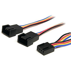 StarTech Star Tech.com 12in 4 Pin PWM Fan Extension Power Y Cable - F/M (FAN4SPLIT12) StarTech Star Tech.com 12in 4 Pin PWM Fan Extension Power Y Cable - F/M (FAN4SPLIT12)