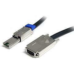 StarTech 2m External Serial Attached SCSI SAS Cable - SFF-8470 to SFF-8088 (ISAS88702)
