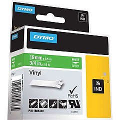 DYMO Colored 3/4" Vinyl Label Tape (1805420)