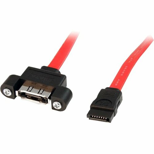 StarTech 1 ft eSATA Panel Mount Cable - F/M (ESATAPNLFM1)