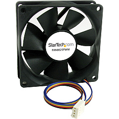 StarTech Star Tech.com 80x25mm Computer Case Fan with PWM - Pulse Width Modulation Connector (FAN8025PWM)