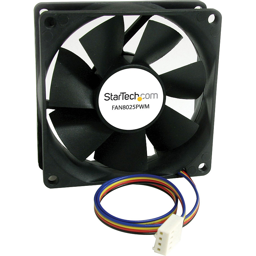 StarTech Star Tech.com 80x25mm Computer Case Fan with PWM - Pulse Width Modulation Connector (FAN8025PWM)