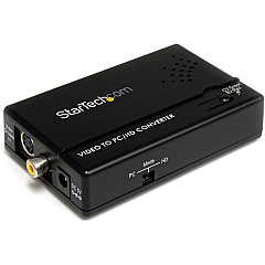 StarTech Composite and S-Video to VGA Video Scan Converter (VID2VGATV2) StarTech Composite and S-Video to VGA Video Scan Converter (VID2VGATV2)