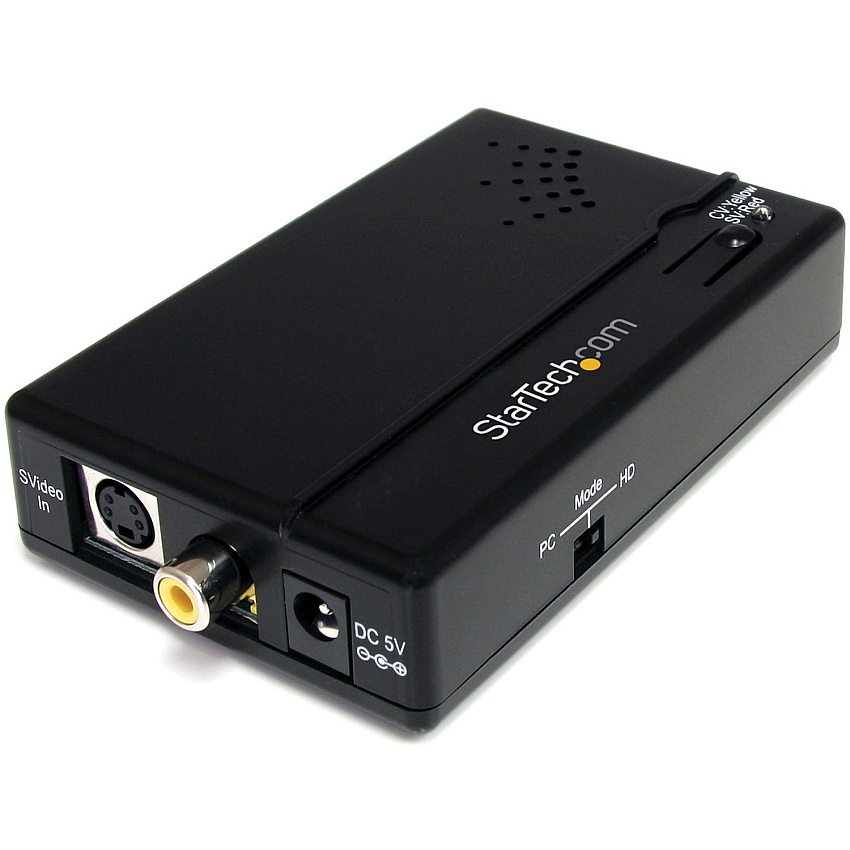 StarTech Composite and S-Video to HDMI Converter with Audio (VID2HDCON)