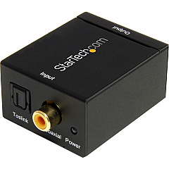 StarTech SPDIF Digital Coaxial or Toslink Optical to Stereo RCA Audio Converter (SPDIF2AA) StarTech SPDIF Digital Coaxial or Toslink Optical to Stereo RCA Audio Converter (SPDIF2AA)