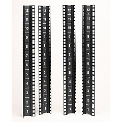 APC NetShelter CX Mounting Rail Kit for Server - Black - TAA Compliant (AR4000MV12U)