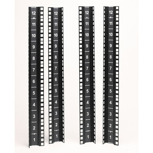 APC NetShelter CX Mounting Rail Kit for Server - Black - TAA Compliant (AR4000MV12U)