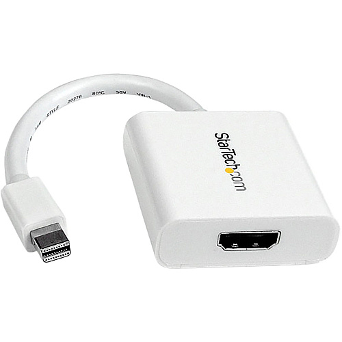 StarTech Mini DisplayPort to HDMI Video Adapter Converter - White (MDP2HDW)