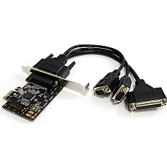StarTech 2S1P PCI Express Serial Parallel Combo Card (PEX2S1P553B)