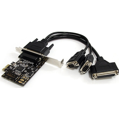 StarTech 2S1P PCI Express Serial Parallel Combo Card (PEX2S1P553B)