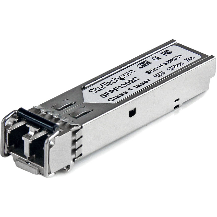 StarTech Cisco GLC-FE-100FX Compatible SFP Module - 100BASE-FX - 100 Mbps 100Mbps Multimode Fiber MMF Optic Transceiver - 2km (SFPF1302C)