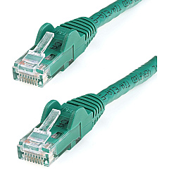 StarTech 5ft CAT6 Ethernet Cable - Green Snagless Gigabit - 100W PoE UTP 650MHz Category 6 Patch Cord UL Certified Wiring/TIA (N6PATCH5GN) StarTech 5ft CAT6 Ethernet Cable - Green Snagless Gigabit - 100W PoE UTP 650MHz Category 6 Patch Cord UL Certified Wiring/TIA (N6PATCH5GN)