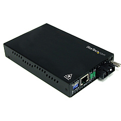 StarTech 10/100 Mbps Single Mode Fiber Media Converter SC 30 km (ET90110SM302)